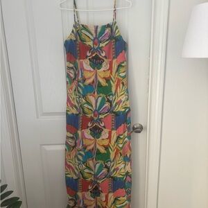 Colorful Floral Antonio Melani Midi Dress